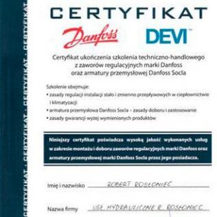Certyfikat DEM